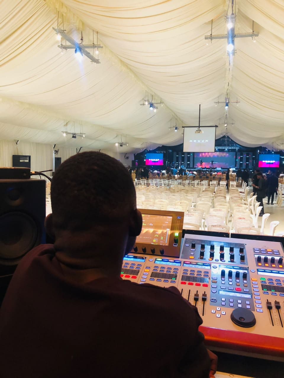 Sound system set-up